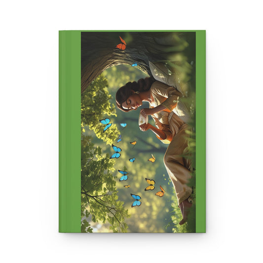 Nature-Inspired Hardcover Journal, Butterfly Journal, Floral Journal for Writing, Gift for Nature Lovers, Daily Planner