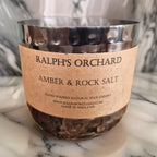 Amber & Rock Salt Candle 