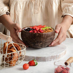 Eco-friendly coconut bowls