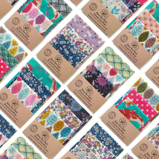 *End of Stock Bargain Set of 3 Handmade Beeswax Wraps-0