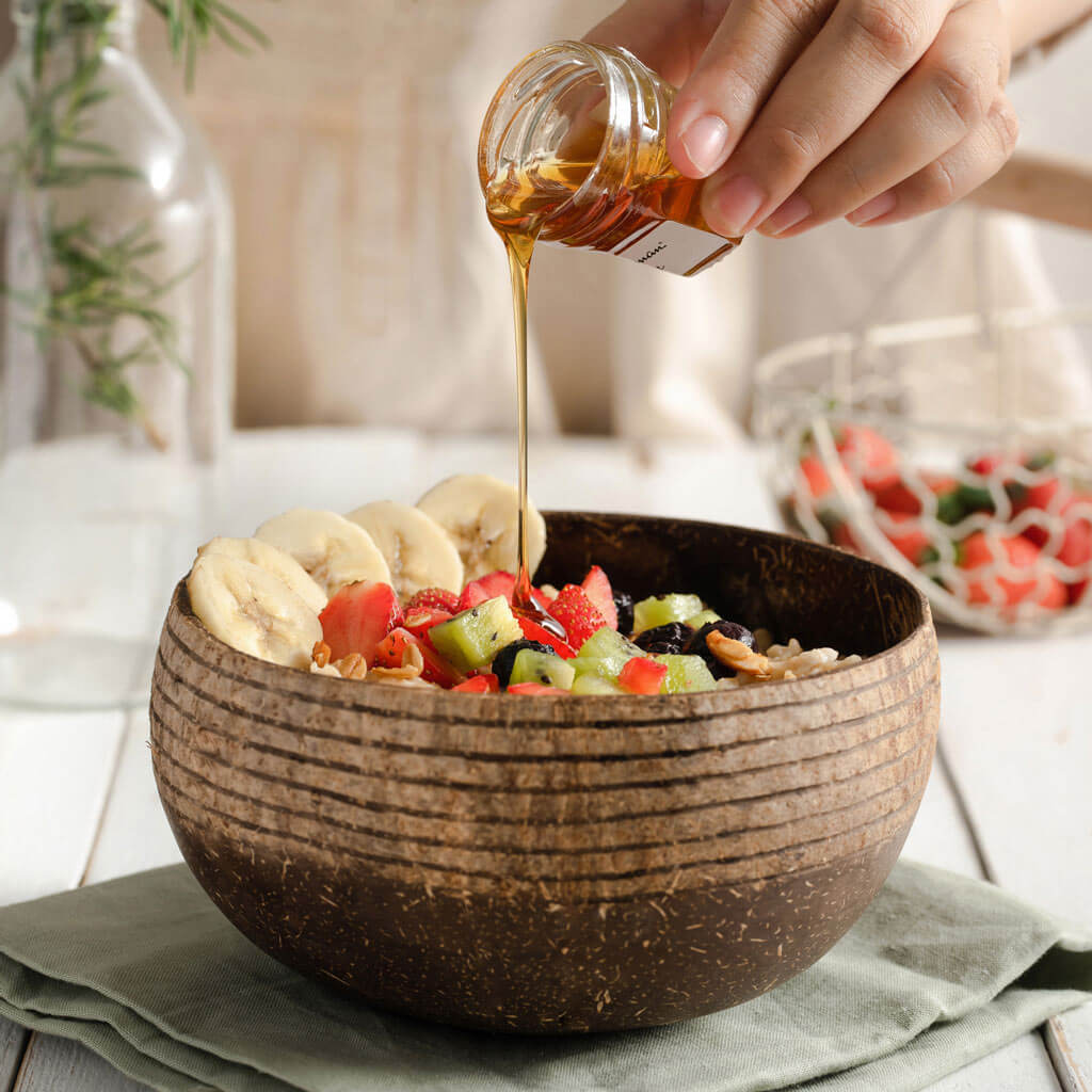 Eco-friendly coconut bowls