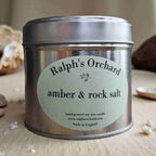 Amber & Rock Salt Candle 