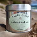 Amber & Rock Salt Candle 