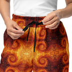 Autumn Swirl Wide-leg joggers