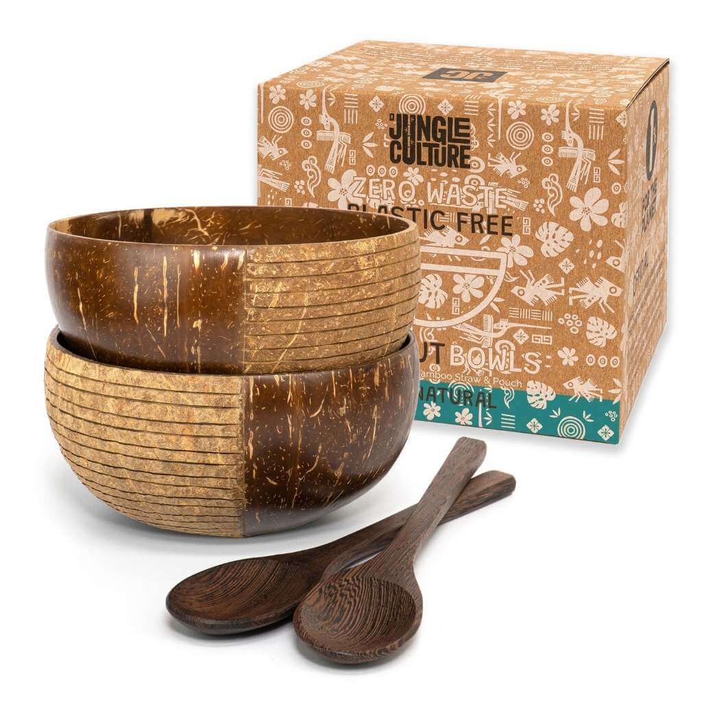 Eco-friendly coconut bowls