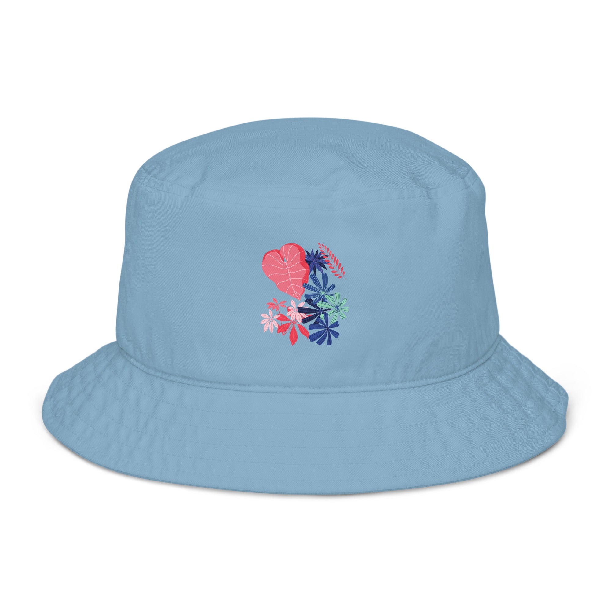 Floral Organic bucket hat