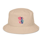 Floral Organic bucket hat