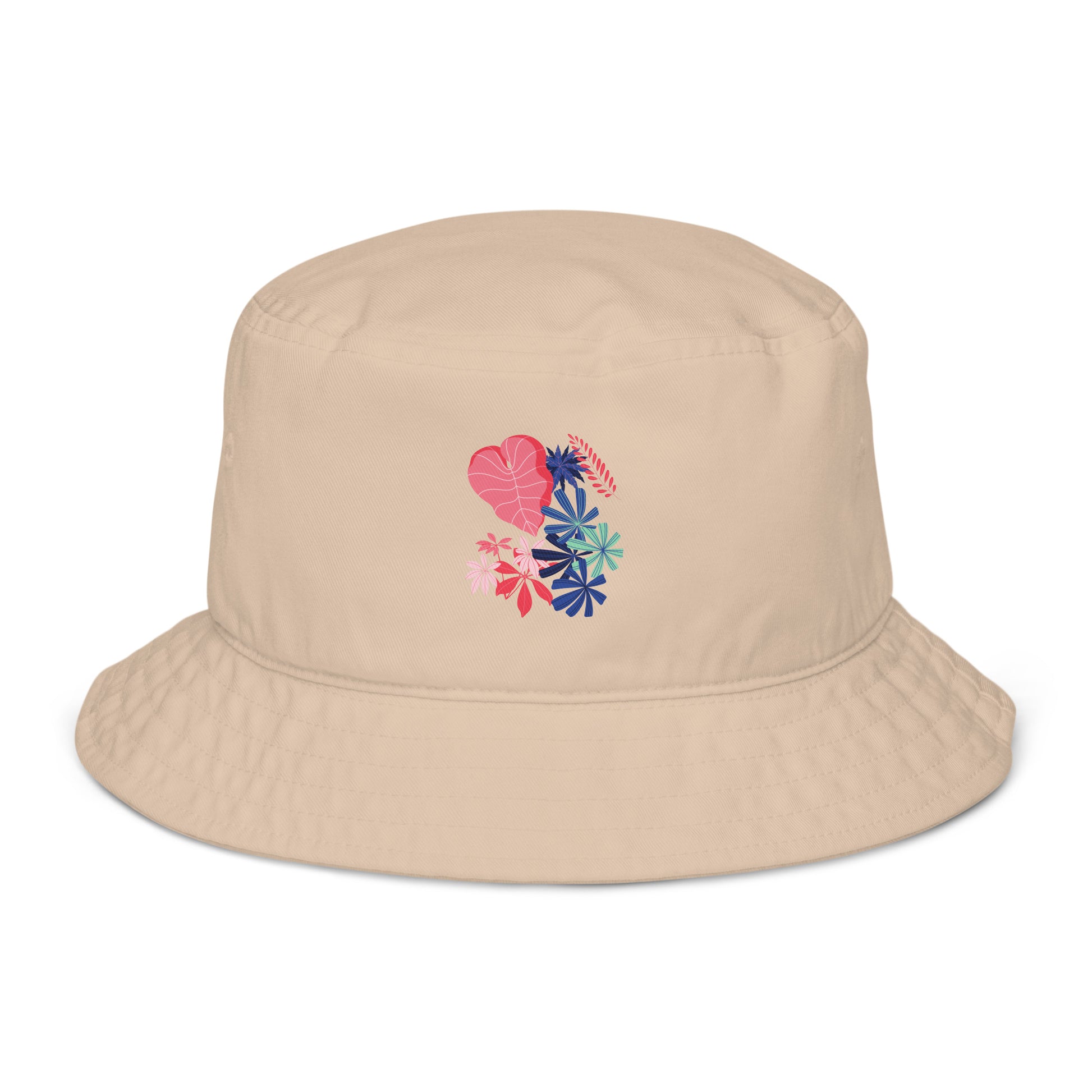 Floral Organic bucket hat