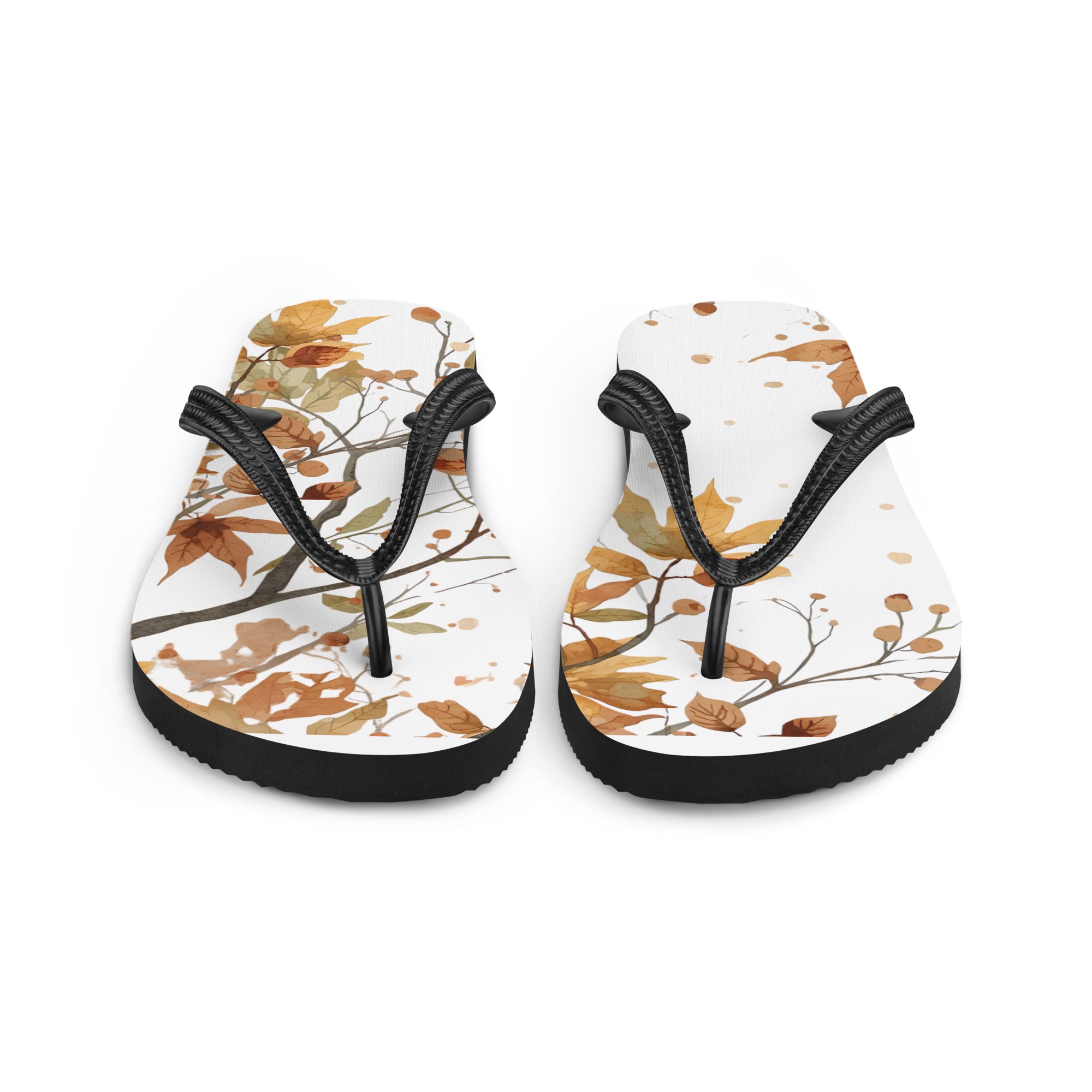 Autumn Leaves Flip-Flops