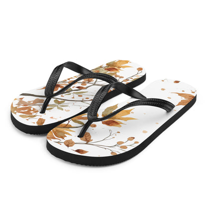 Autumn Leaves Flip-Flops