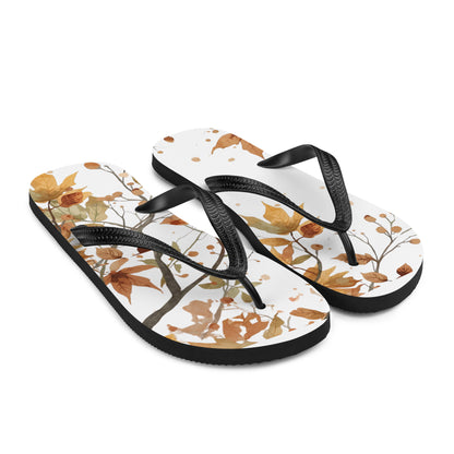Autumn Leaves Flip-Flops