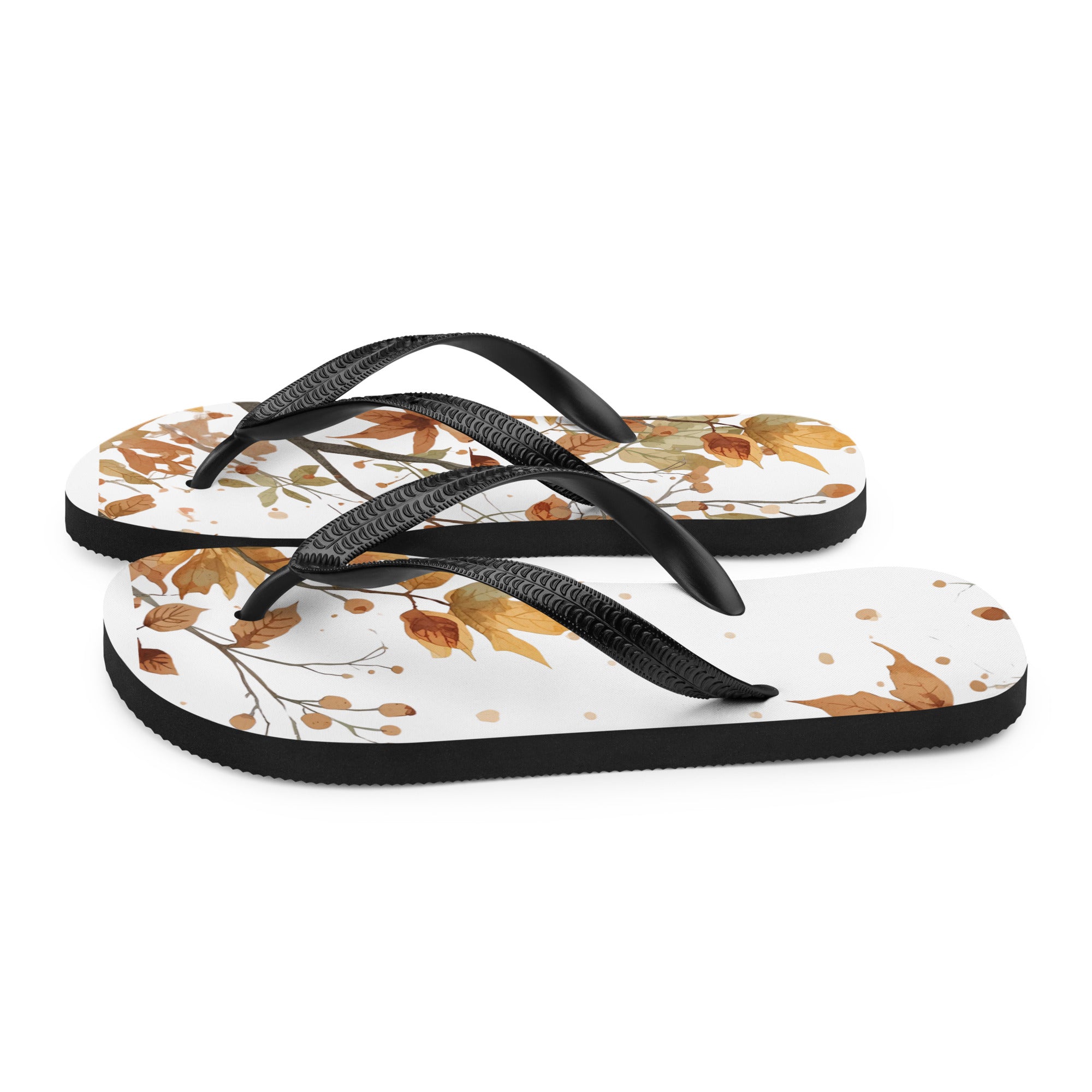 Autumn Leaves Flip-Flops