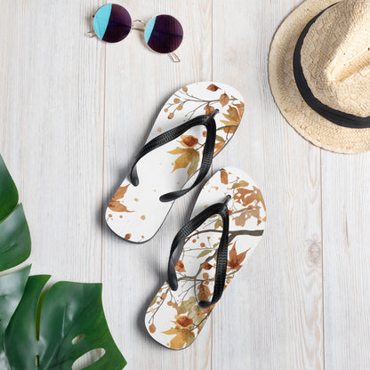 Autumn Leaves Flip-Flops