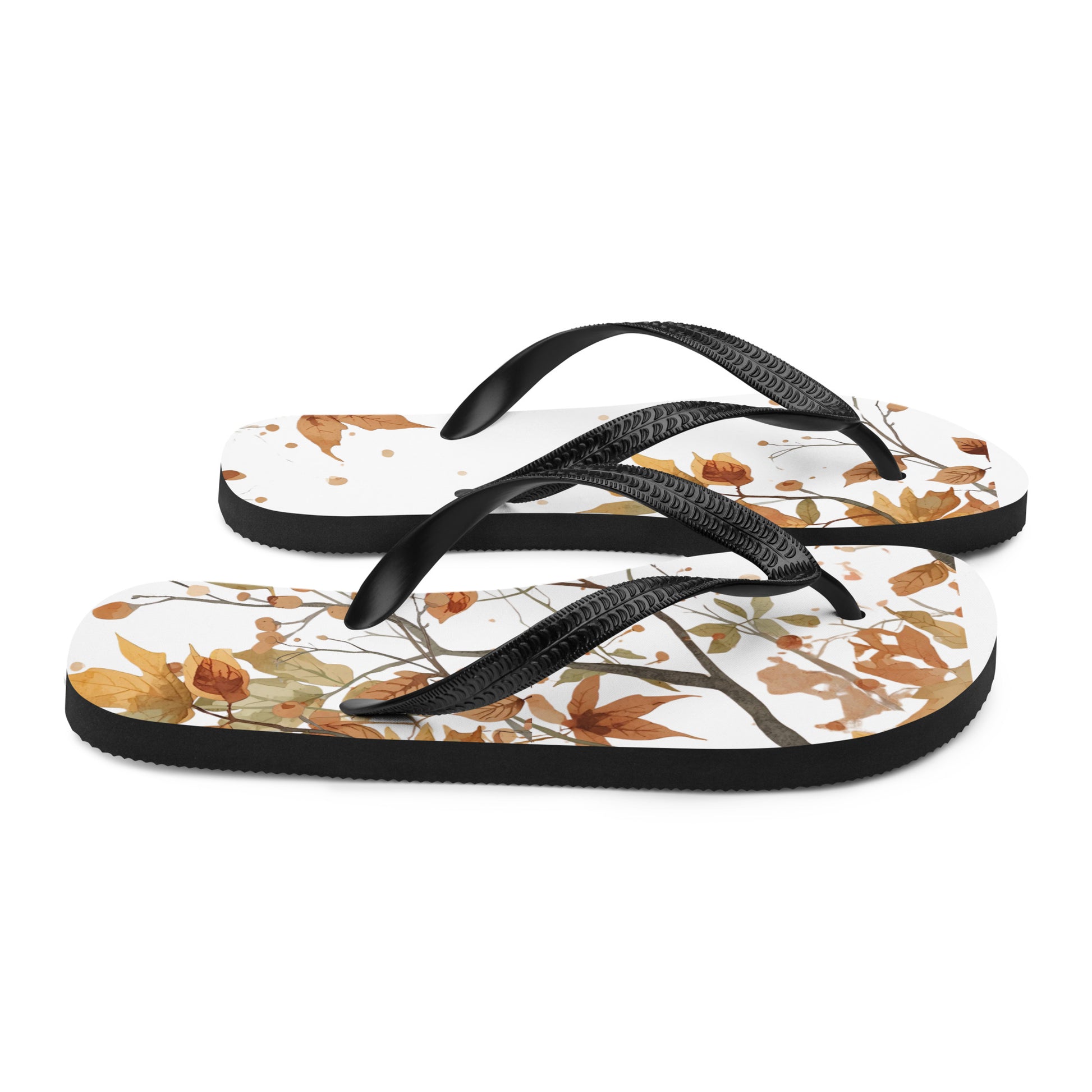 Autumn Leaves Flip-Flops