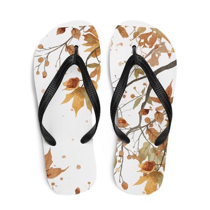 Autumn Leaves Flip-Flops