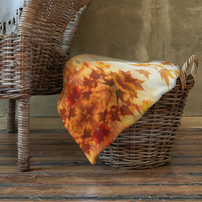 Warm Autumn Throw Blanket