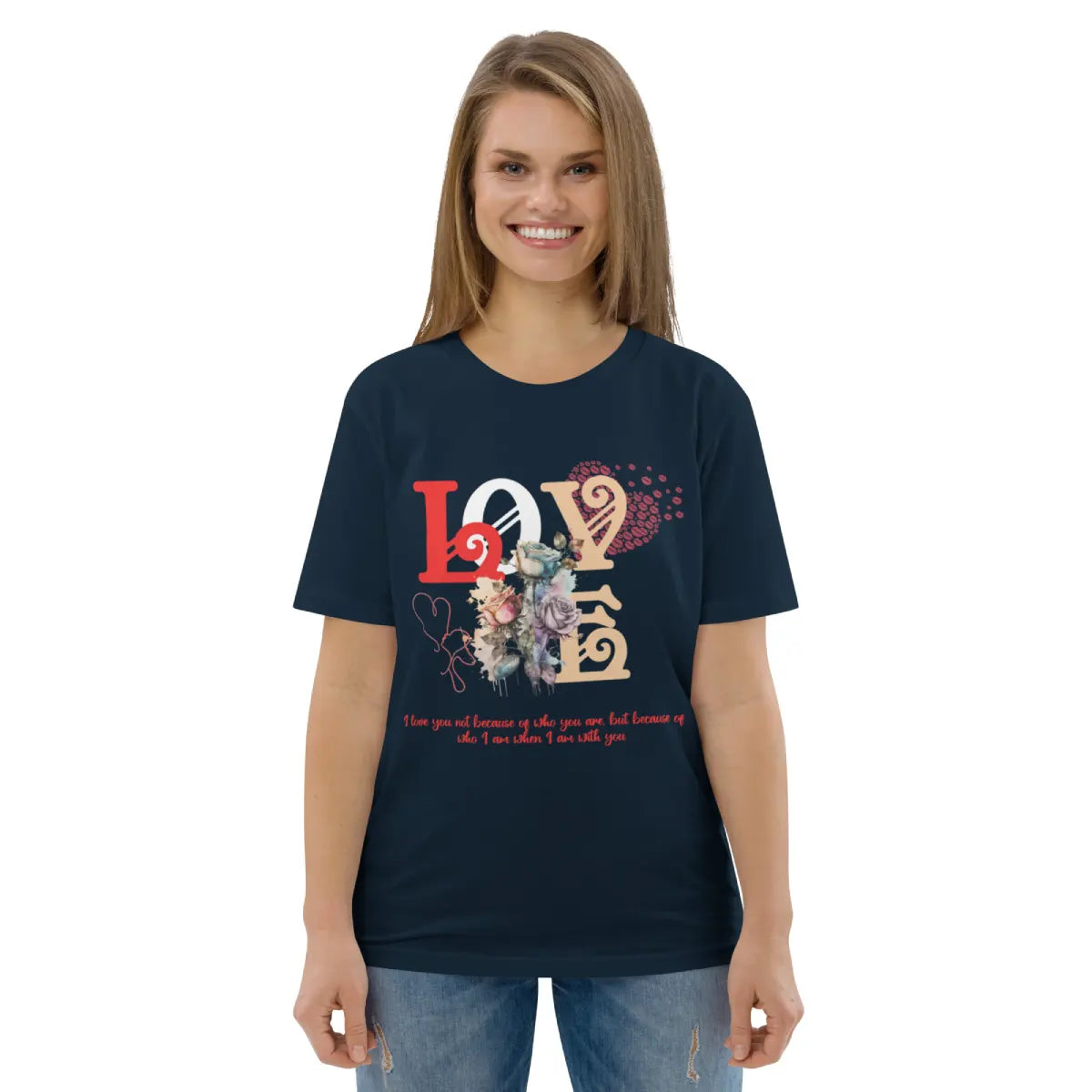 LOVE Tee â Valentineâs Edition Unisex organic cotton t-shirt - cozycorestore.store