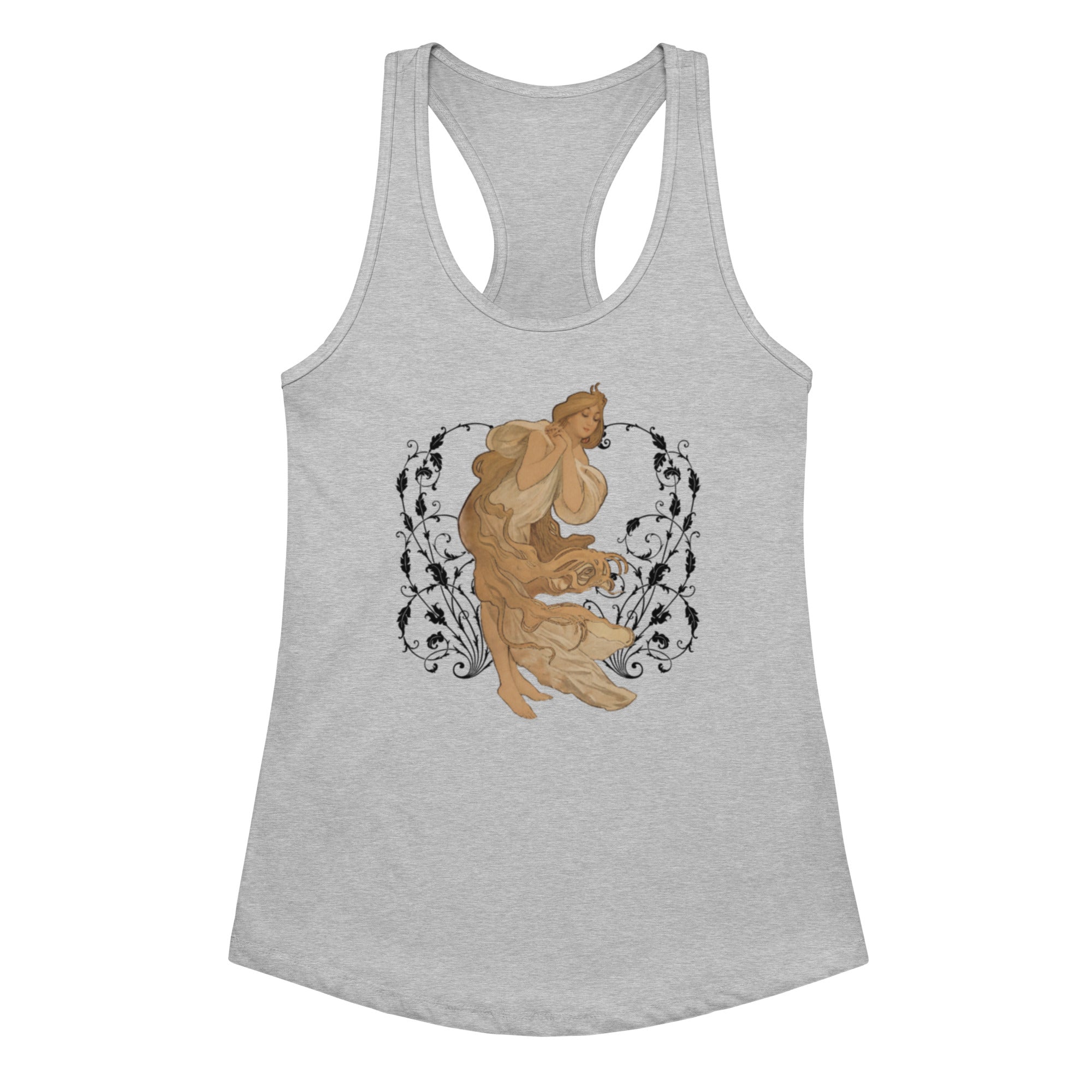 The Maiden Womenâs Fitted Racerback Tank Top