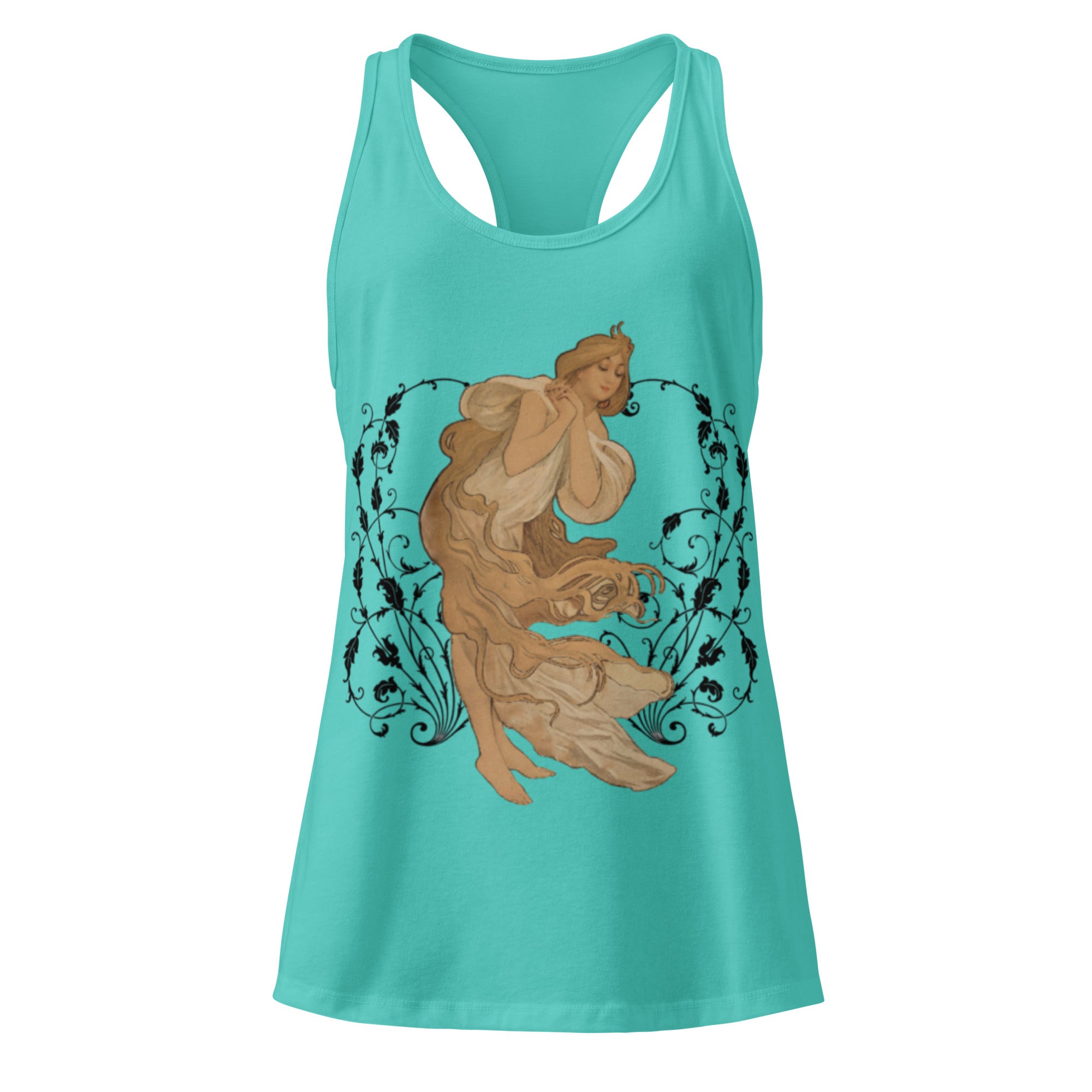 The Maiden Womenâs Fitted Racerback Tank Top