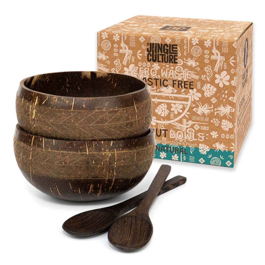 Eco-friendly coconut bowls